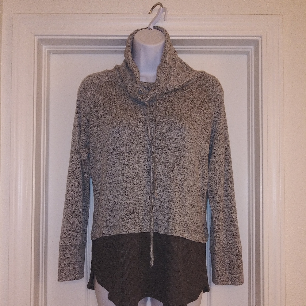 Mix by 41Hawthorn Cowl Neck Pullover Sweatshirt S
